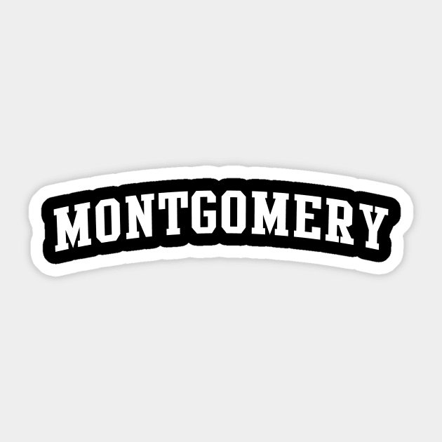 montgomery Sticker by Novel_Designs